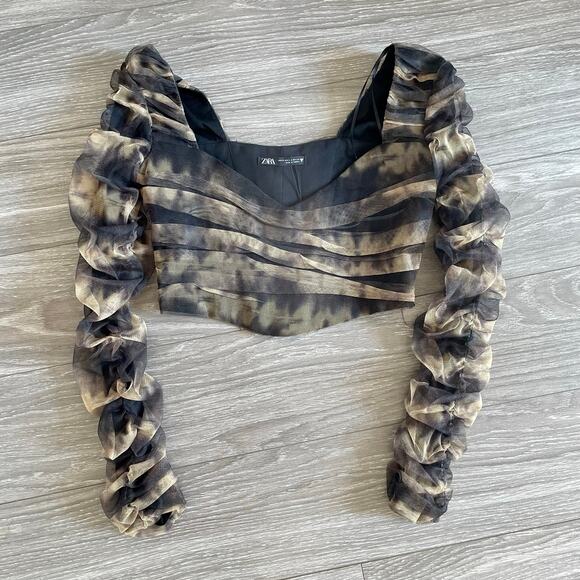 Zara Corset Crop Top - Picture 4 of 8